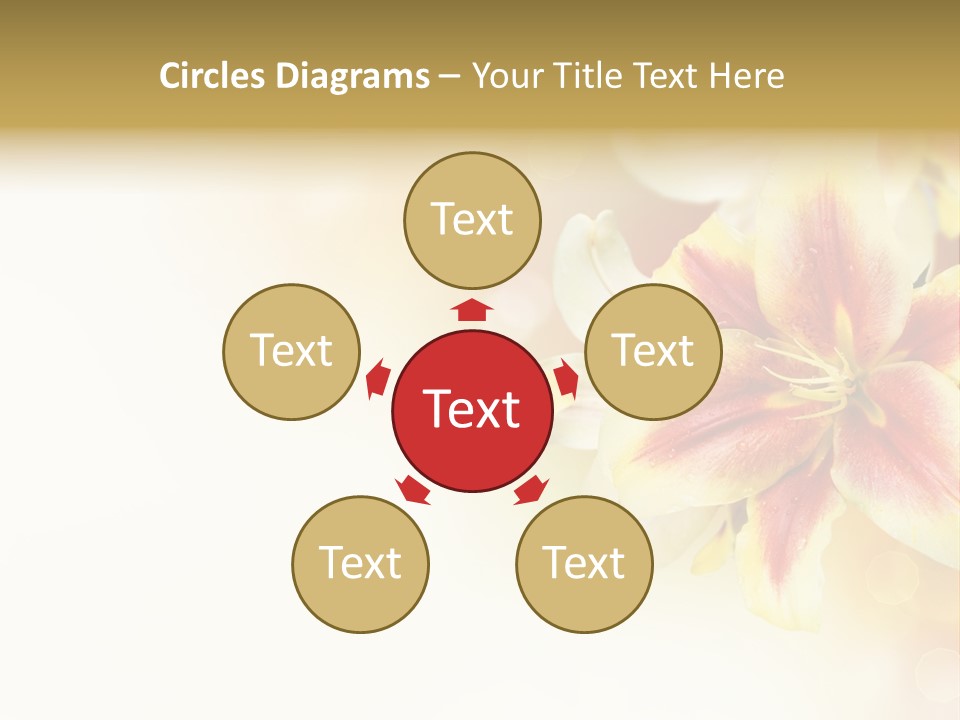 Sunny Summer Bouquet PowerPoint Template