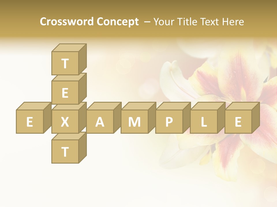 Sunny Summer Bouquet PowerPoint Template