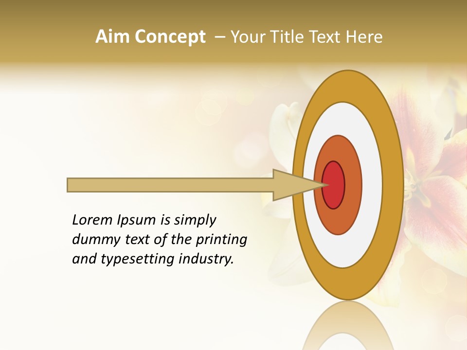 Sunny Summer Bouquet PowerPoint Template