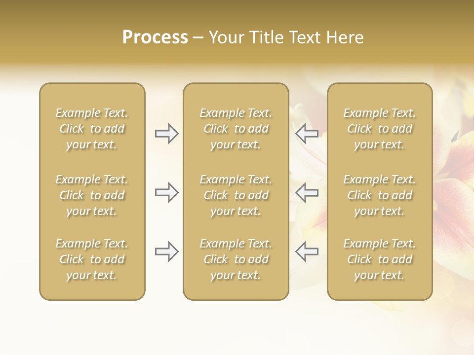 Sunny Summer Bouquet PowerPoint Template