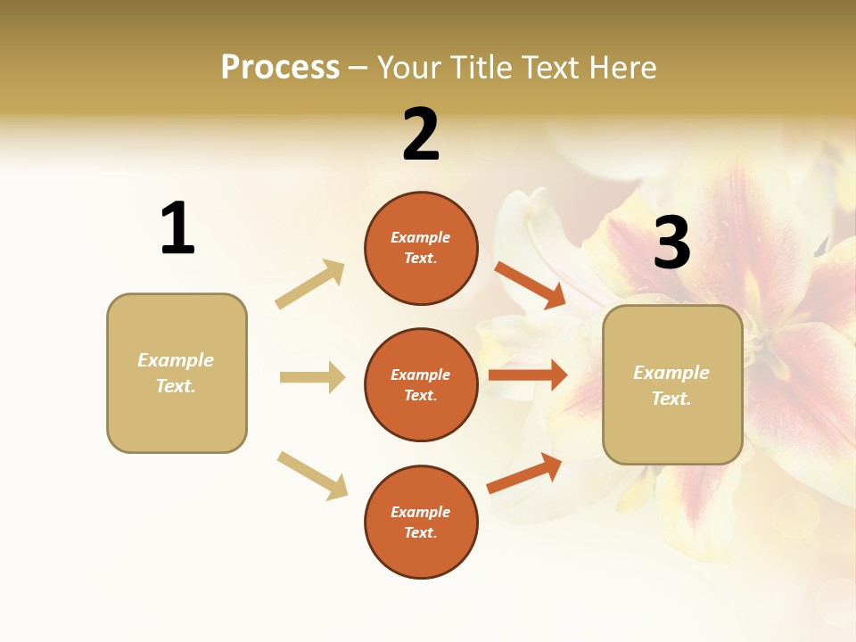 Sunny Summer Bouquet PowerPoint Template