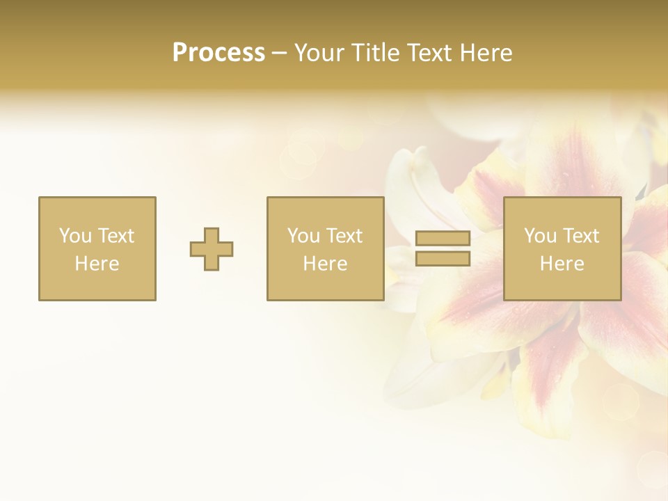 Sunny Summer Bouquet PowerPoint Template