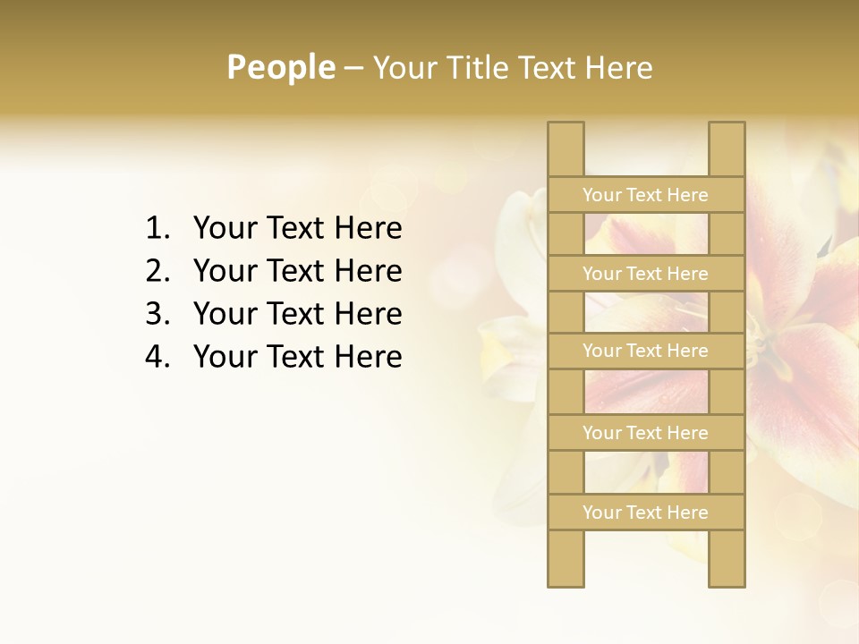 Sunny Summer Bouquet PowerPoint Template