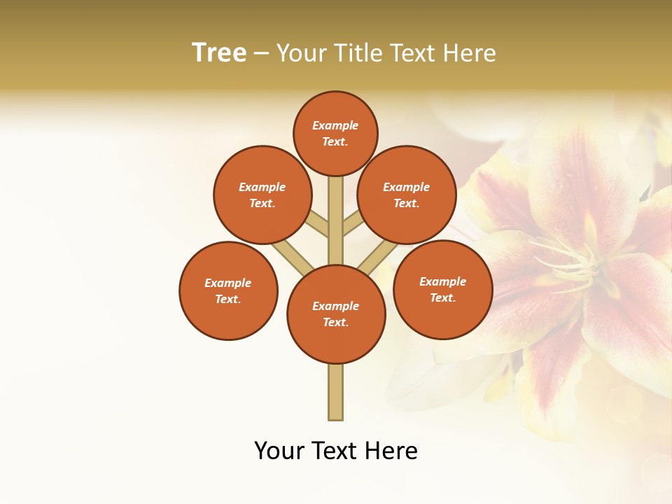 Sunny Summer Bouquet PowerPoint Template