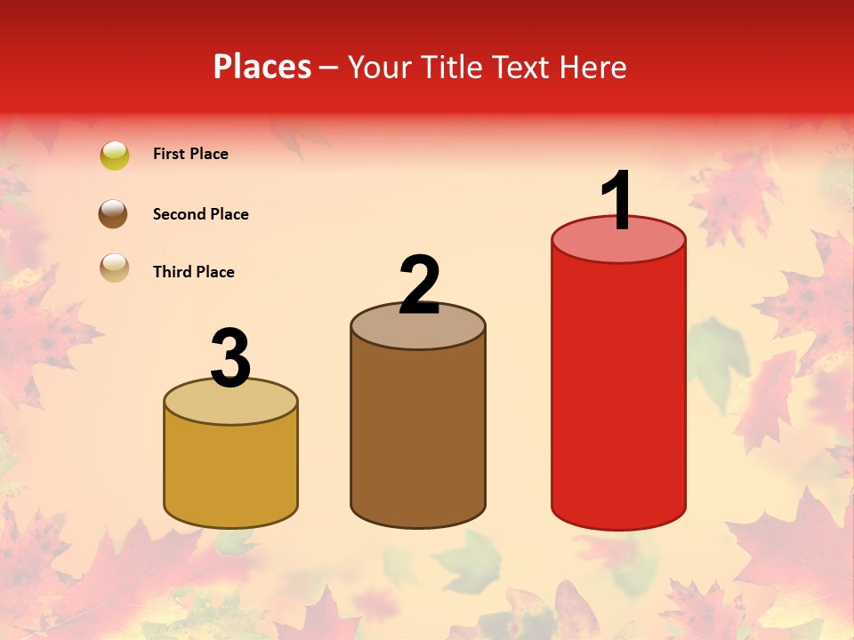 Art Natural Red PowerPoint Template