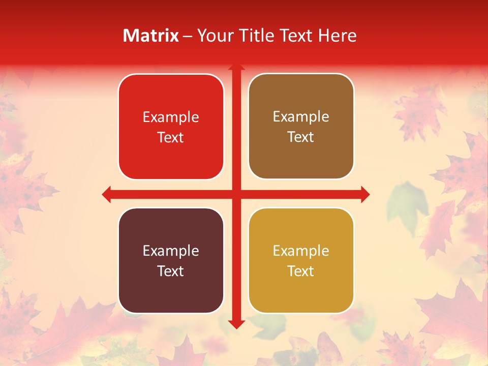 Art Natural Red PowerPoint Template