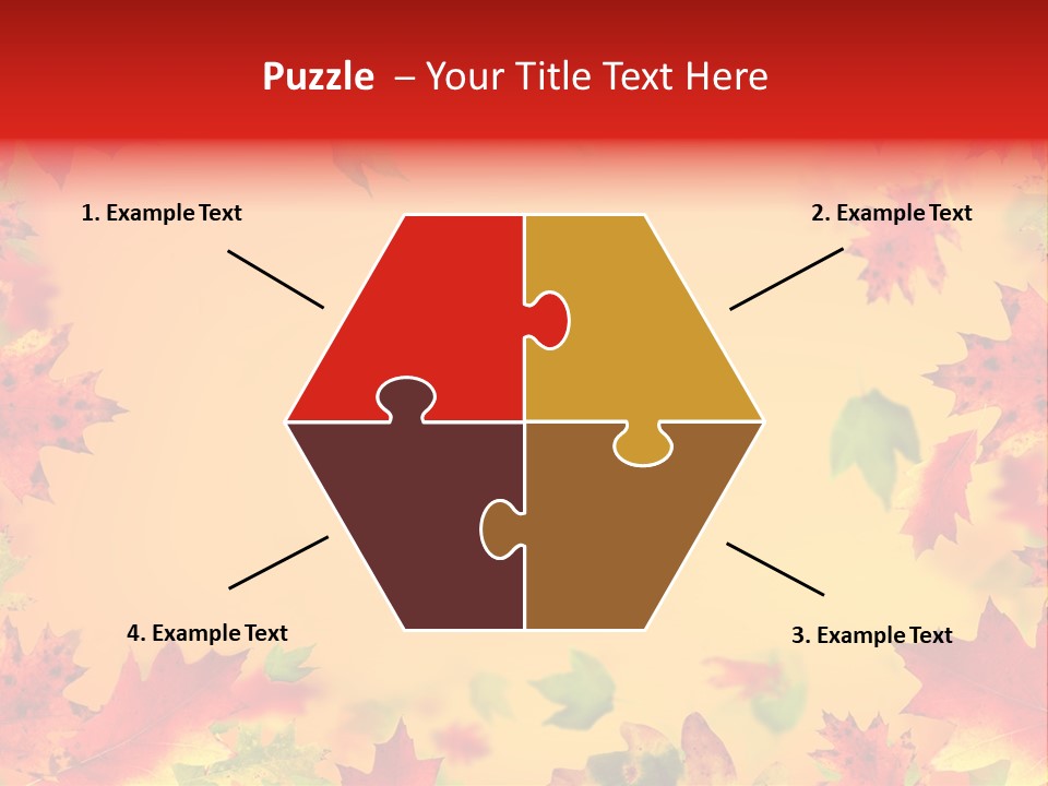 Art Natural Red PowerPoint Template