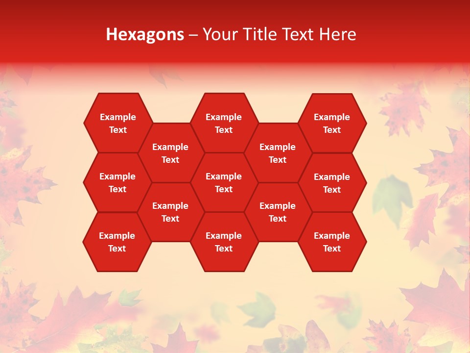 Art Natural Red PowerPoint Template