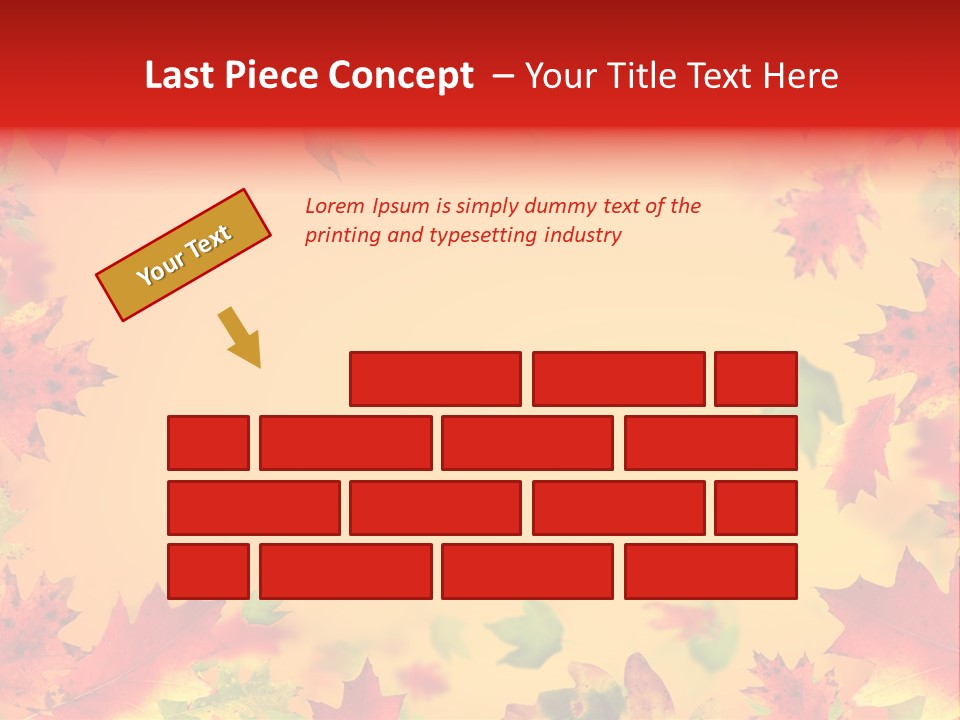 Art Natural Red PowerPoint Template