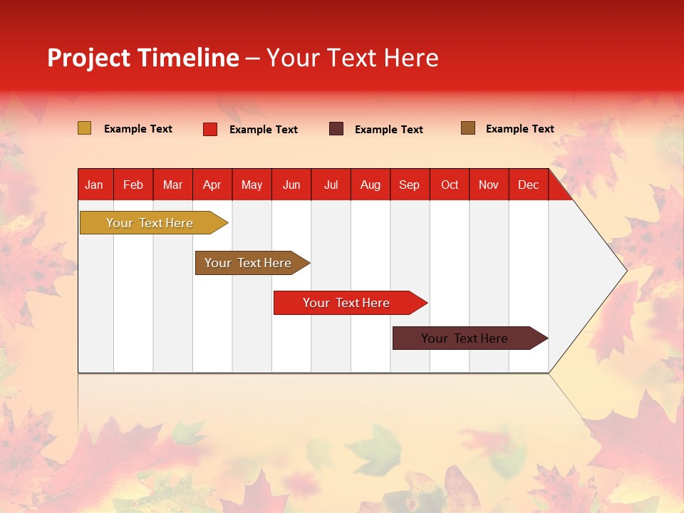 Art Natural Red PowerPoint Template