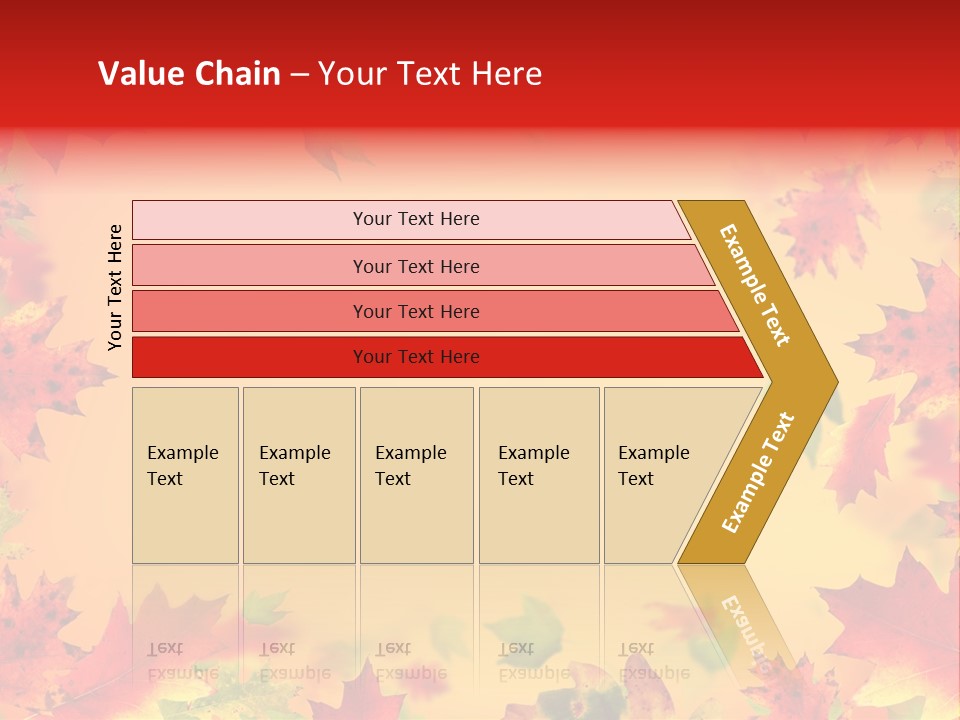Art Natural Red PowerPoint Template
