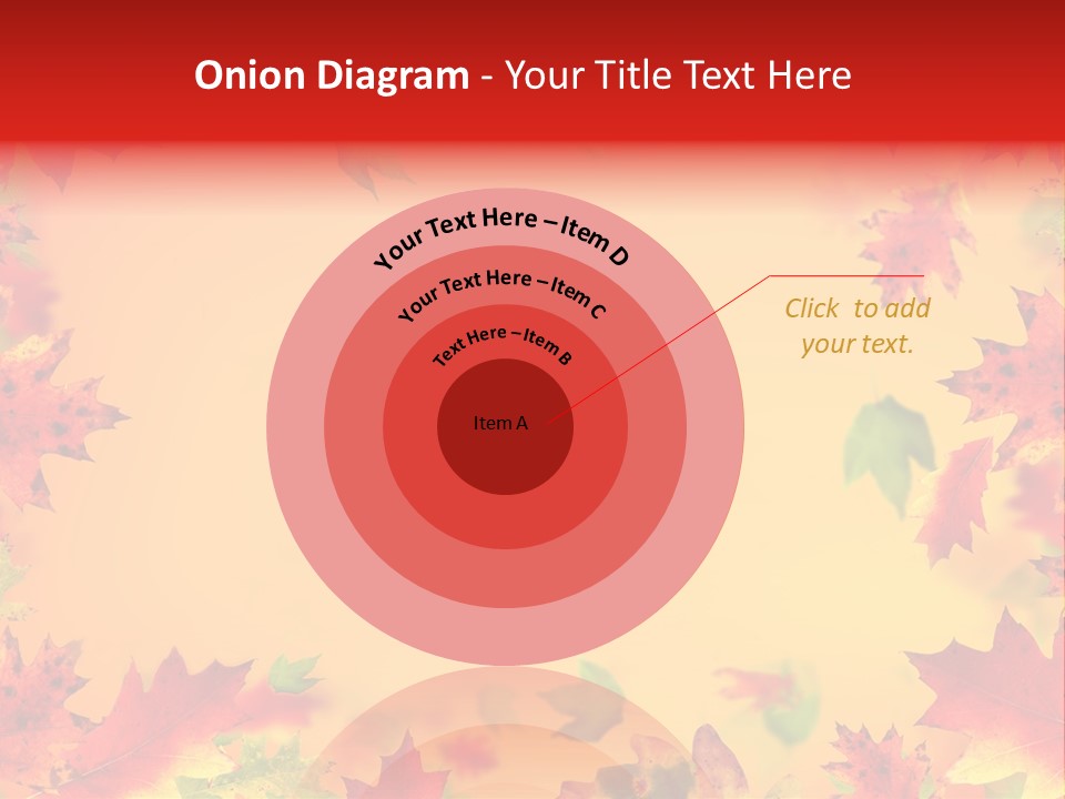 Art Natural Red PowerPoint Template