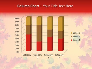 Art Natural Red PowerPoint Template