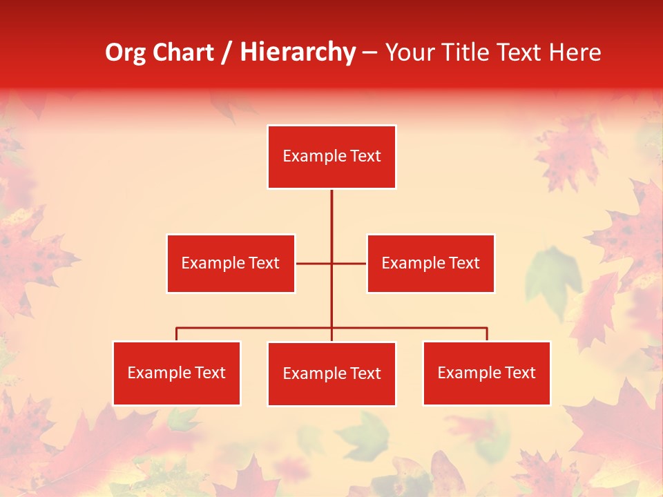 Art Natural Red PowerPoint Template