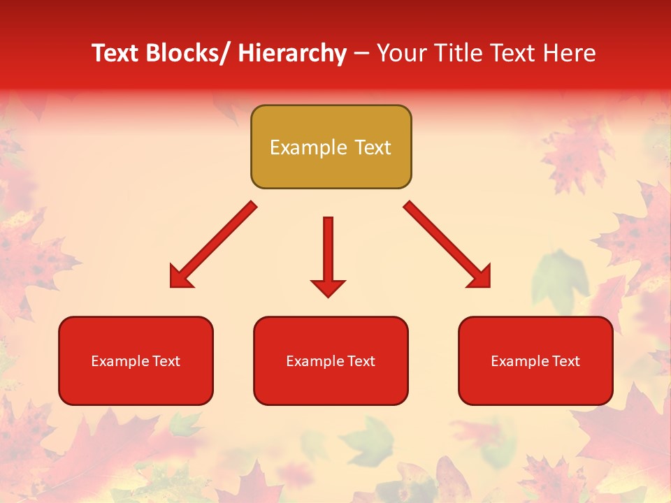 Art Natural Red PowerPoint Template