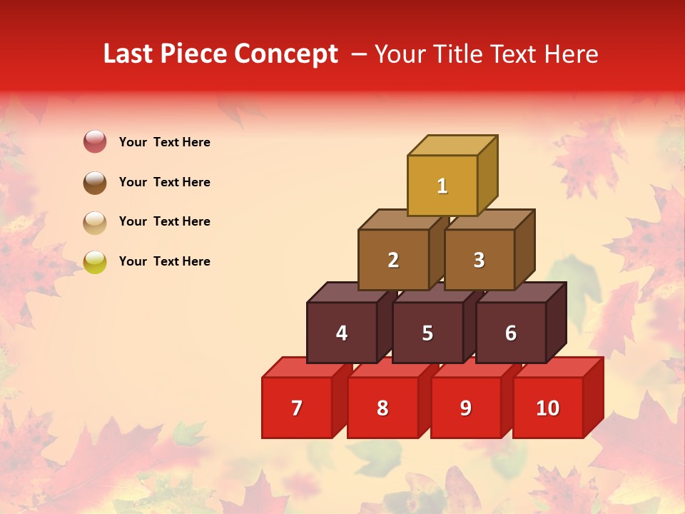 Art Natural Red PowerPoint Template