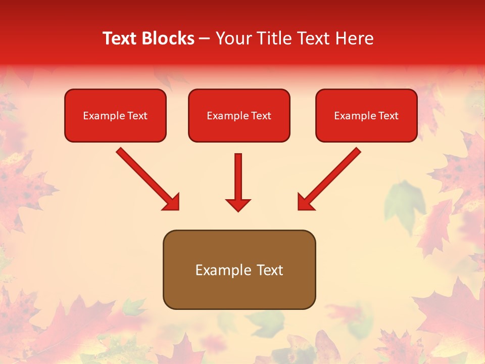 Art Natural Red PowerPoint Template