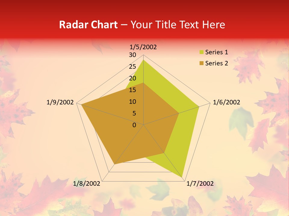 Art Natural Red PowerPoint Template