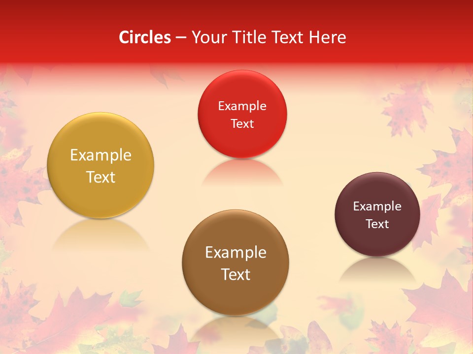 Art Natural Red PowerPoint Template