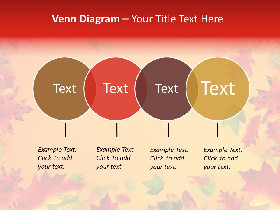 Art Natural Red PowerPoint Template