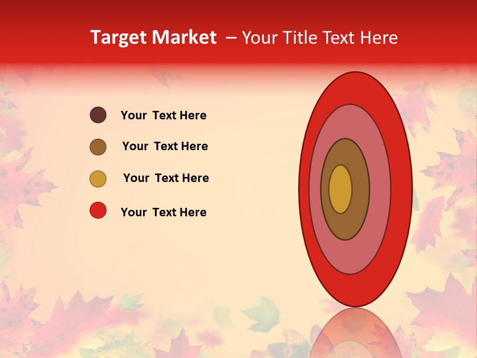 Art Natural Red PowerPoint Template