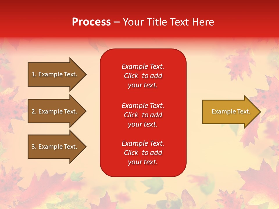 Art Natural Red PowerPoint Template