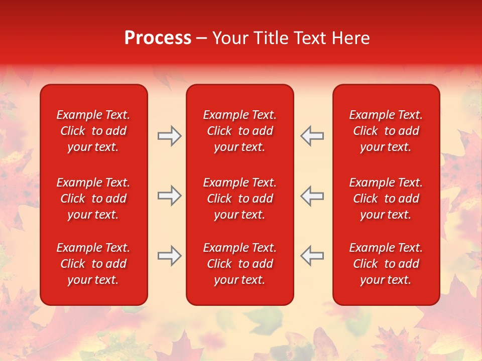 Art Natural Red PowerPoint Template