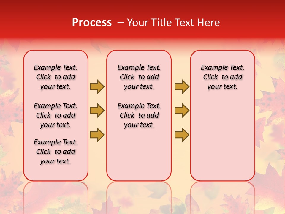 Art Natural Red PowerPoint Template