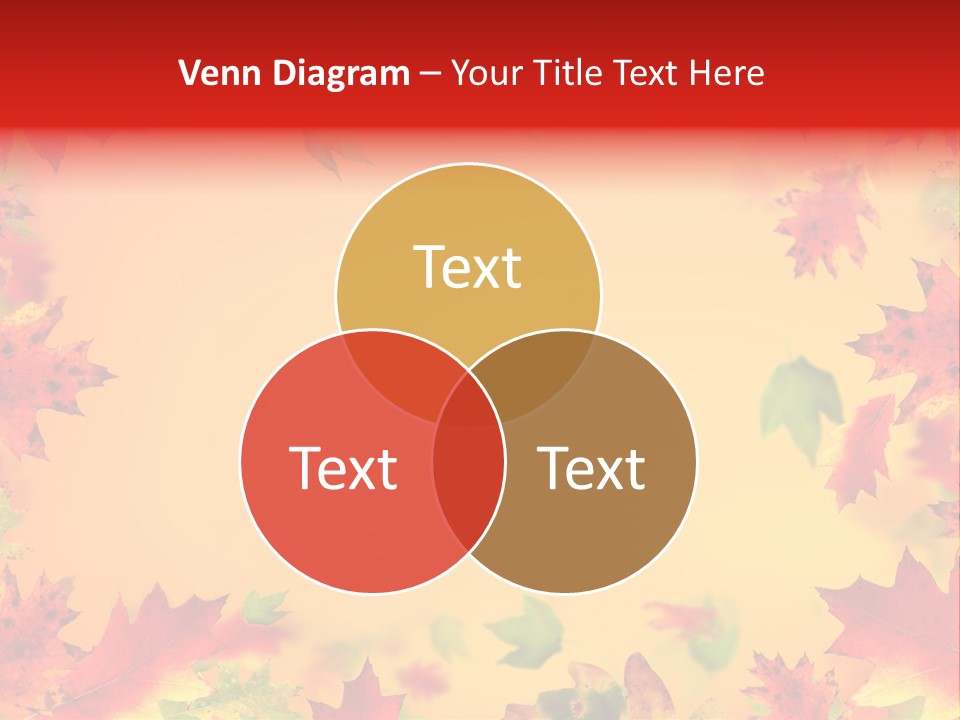 Art Natural Red PowerPoint Template