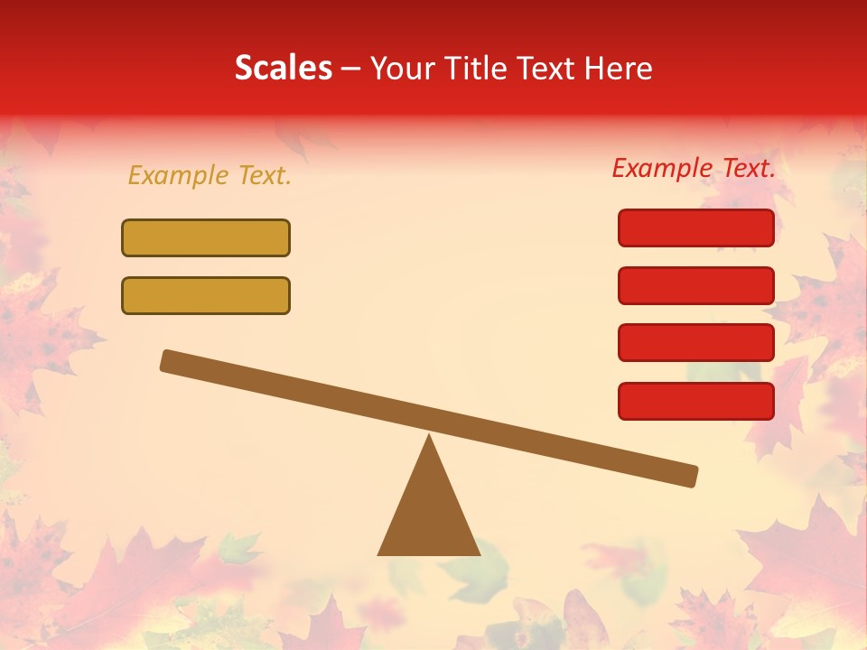 Art Natural Red PowerPoint Template