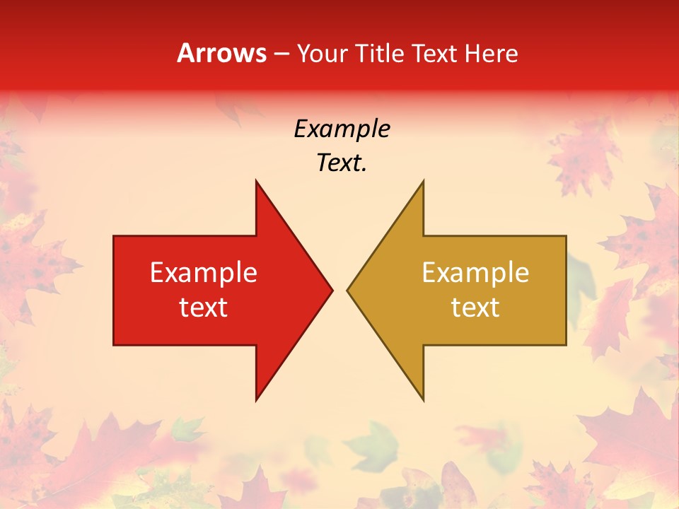 Art Natural Red PowerPoint Template