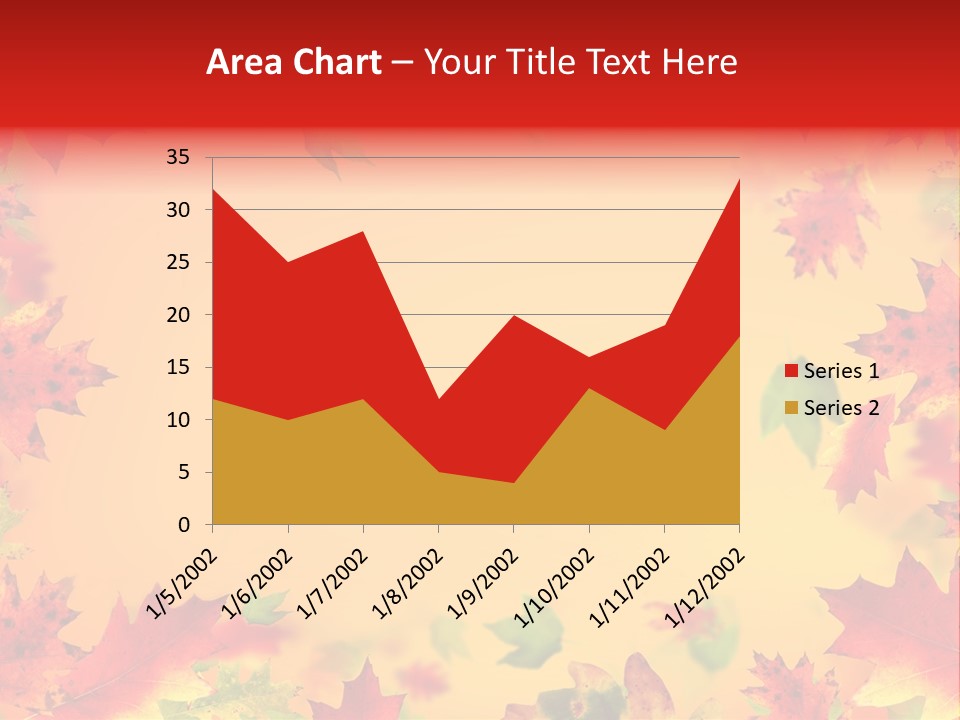 Art Natural Red PowerPoint Template