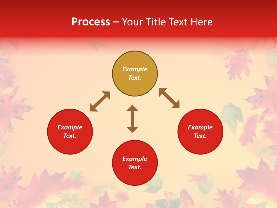Art Natural Red PowerPoint Template