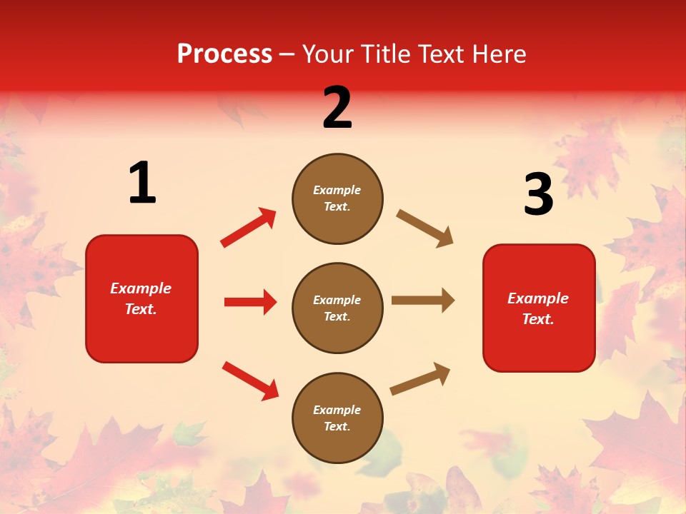 Art Natural Red PowerPoint Template