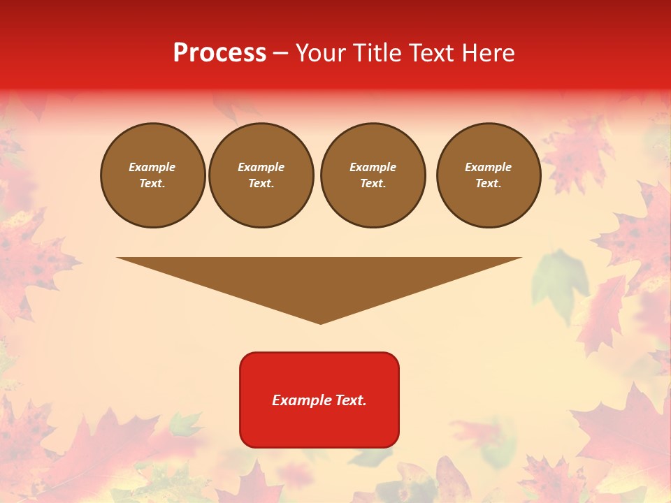 Art Natural Red PowerPoint Template