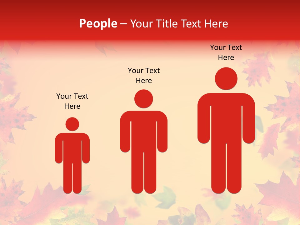 Art Natural Red PowerPoint Template