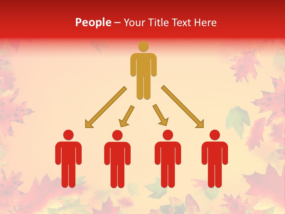 Art Natural Red PowerPoint Template