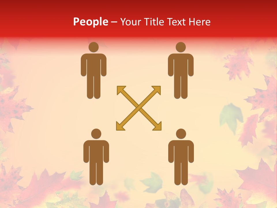 Art Natural Red PowerPoint Template