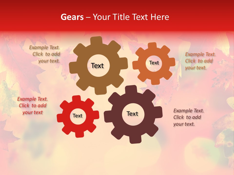 Tree Colour Park PowerPoint Template