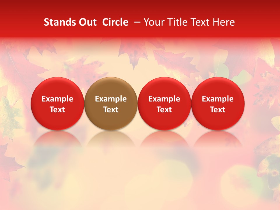 Tree Colour Park PowerPoint Template