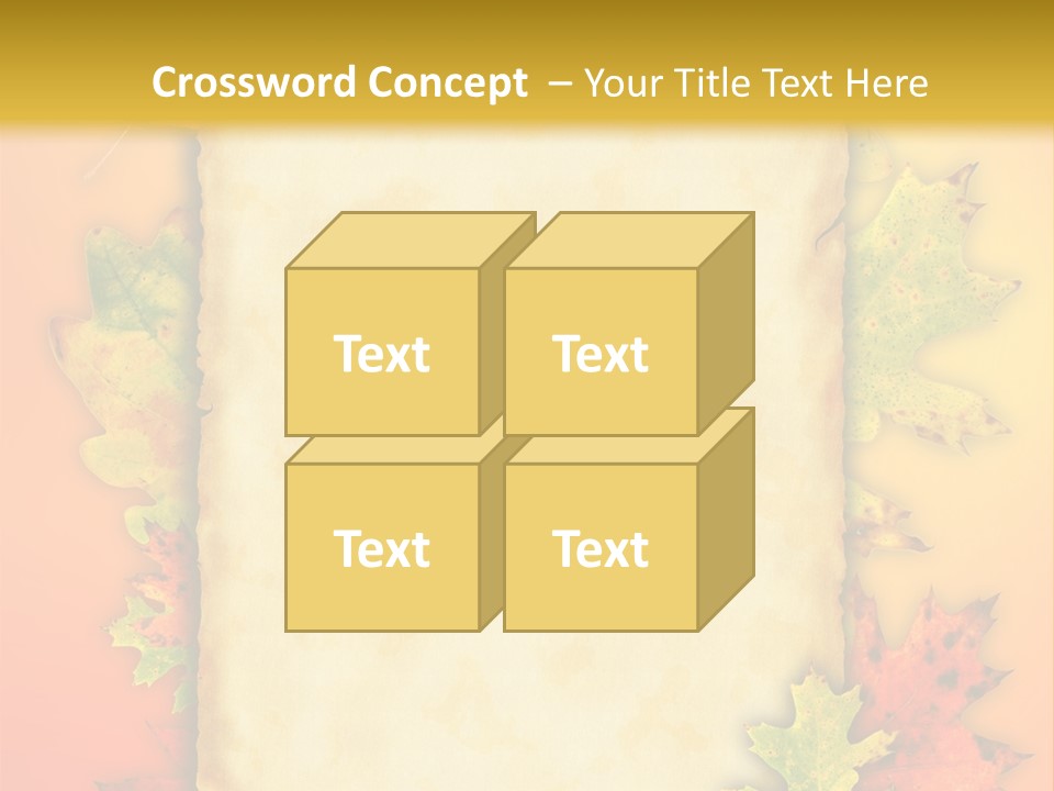 Retro Rough Abstract PowerPoint Template
