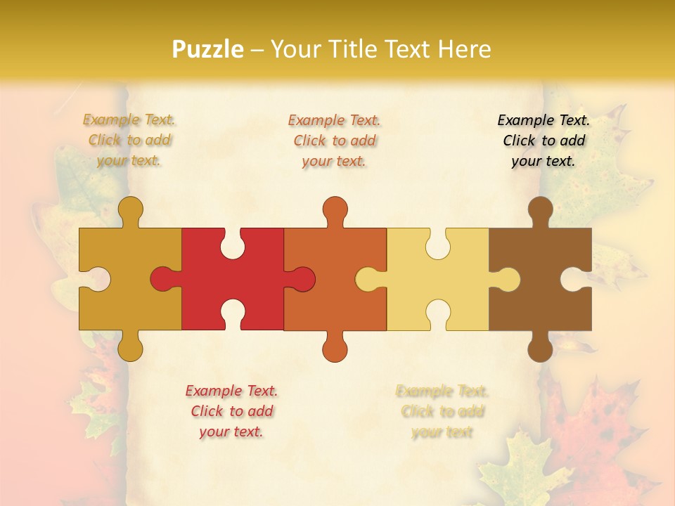 Retro Rough Abstract PowerPoint Template