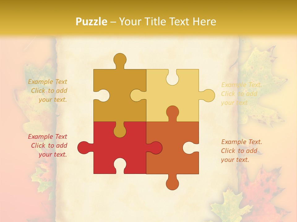 Retro Rough Abstract PowerPoint Template