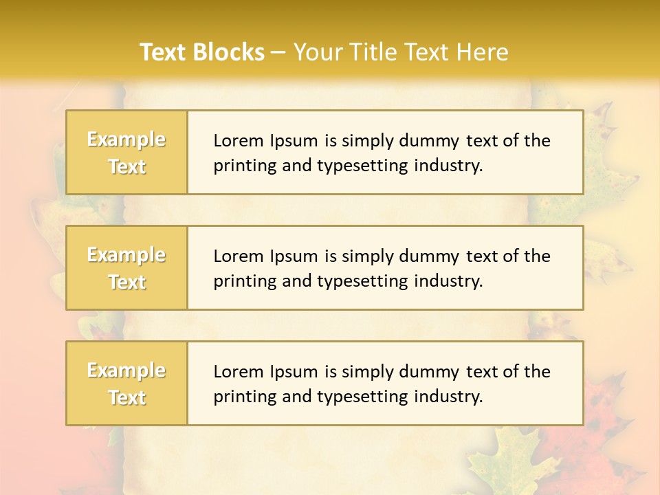 Retro Rough Abstract PowerPoint Template