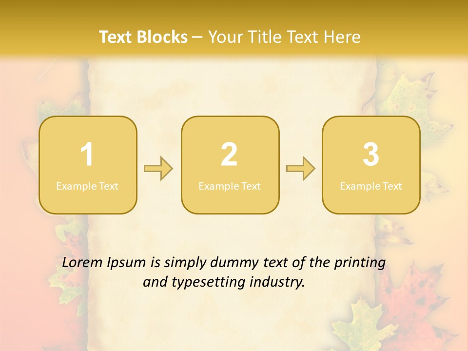 Retro Rough Abstract PowerPoint Template