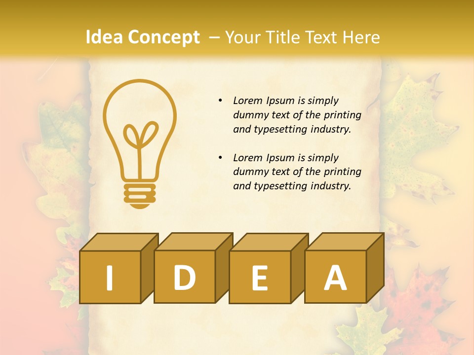 Retro Rough Abstract PowerPoint Template