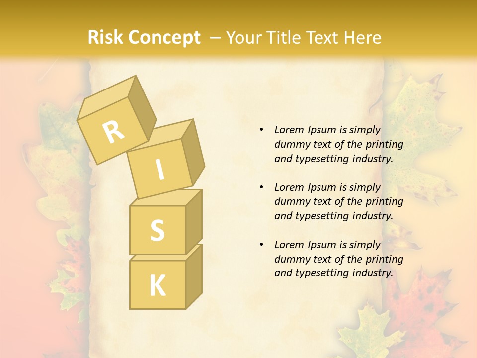 Retro Rough Abstract PowerPoint Template