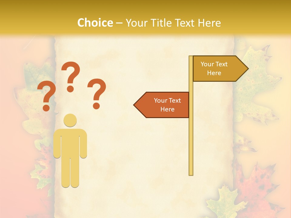 Retro Rough Abstract PowerPoint Template