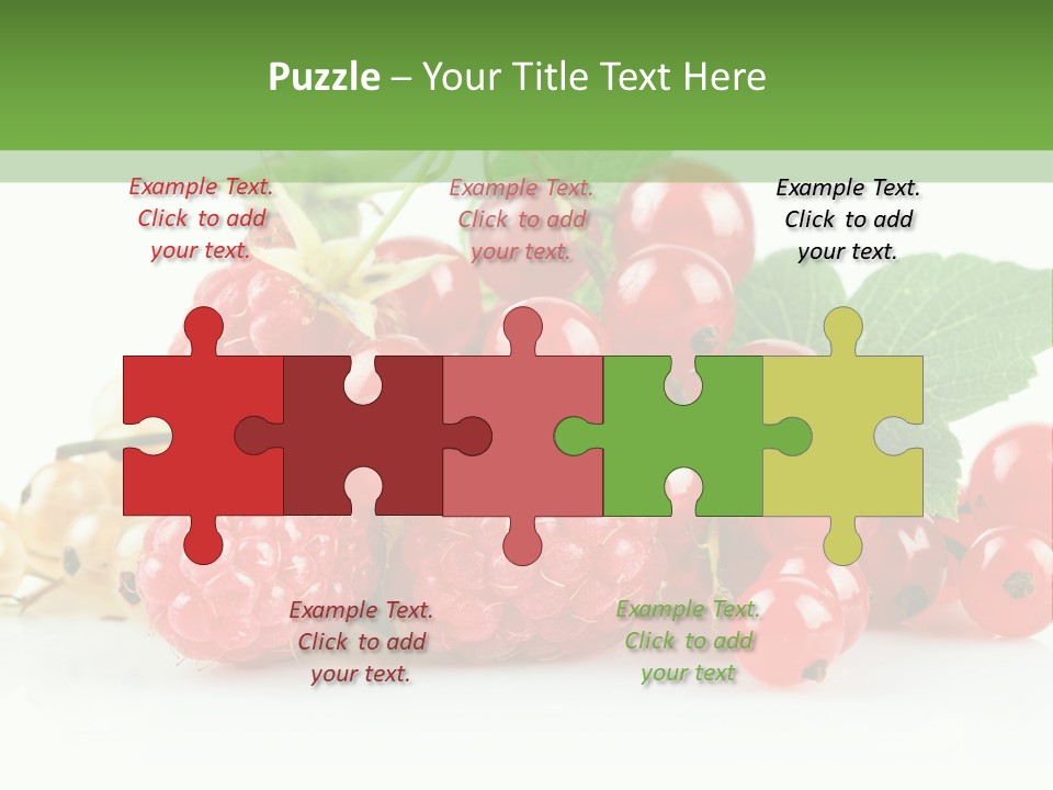 Healthy Eating Juicy Organic PowerPoint Template