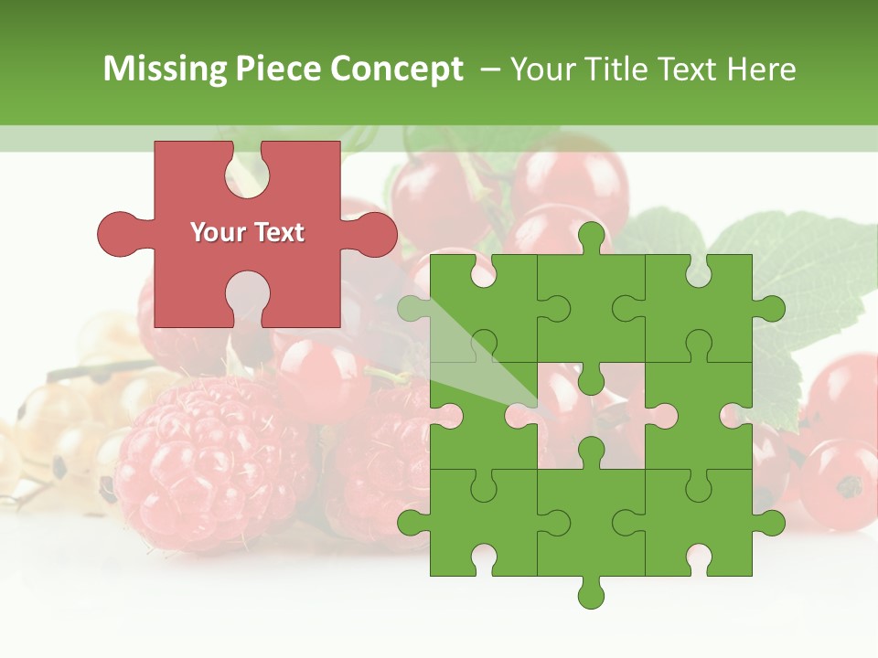 Healthy Eating Juicy Organic PowerPoint Template